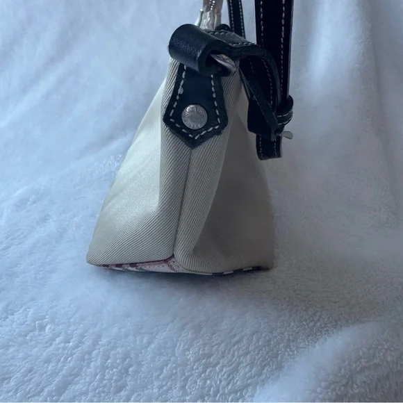 Burberry Blue Label Beige Canvas & Leather Bag - Picture 5 of 10